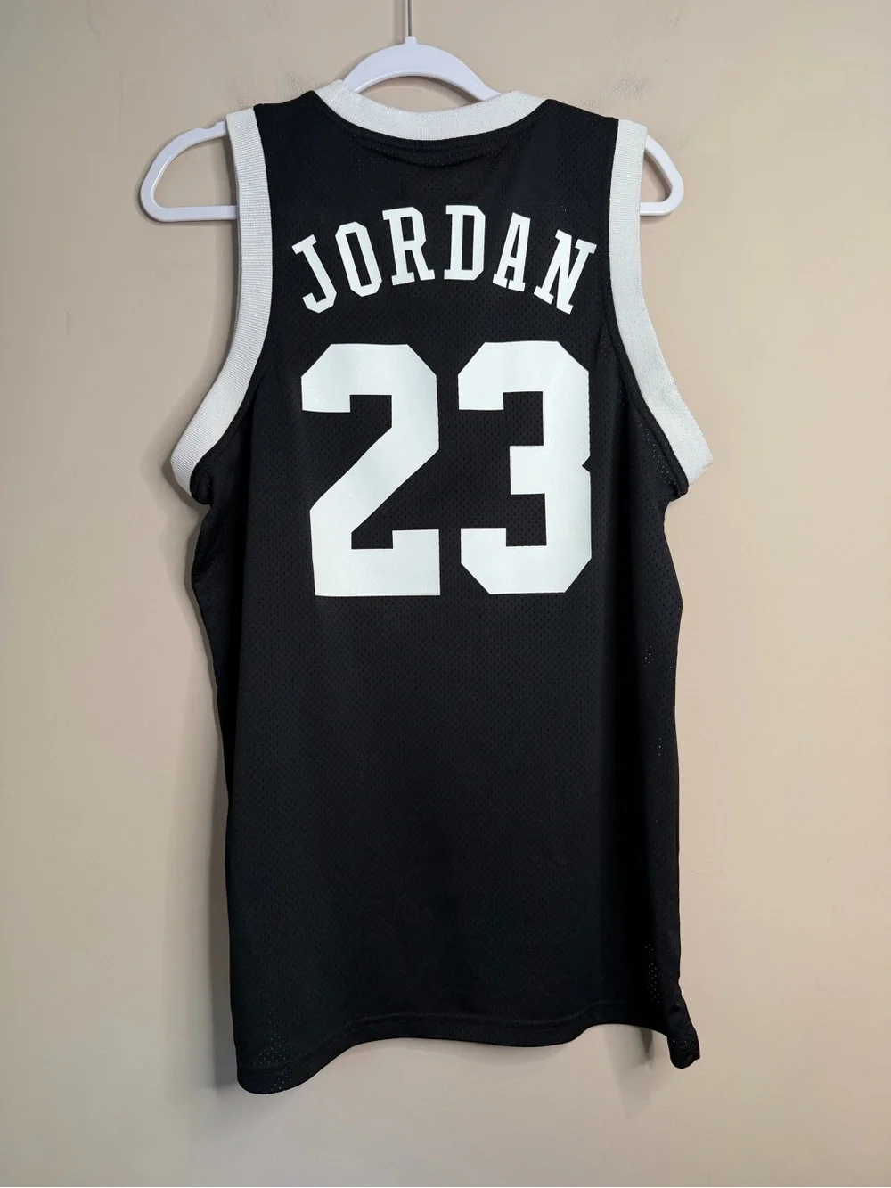 Jordan Nike Air Mesh Jumpman Basketball Jersey Tank Black Men’s AR0026-010 M A8